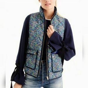 J.CREW Excursion Vest in Liberty Catesby Floral XS